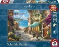 Café an der italienischen Riviera (Puzzle)