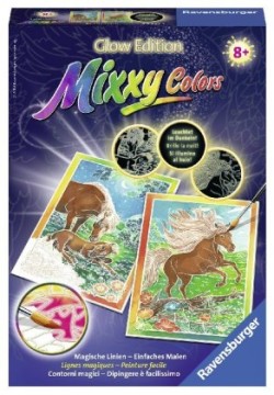 Mixxy Colors Glow Edition, Bildgröße 15 x 21 cm, Wilde Pferde