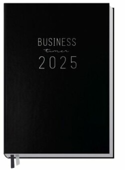 Business-Timer 2025 12 MONATE [Schwarz]