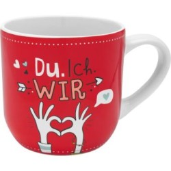 Tasse groß Motiv "Du, ich, wir"