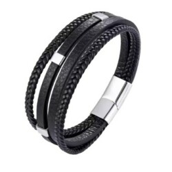 Herren Armband 4 Strang