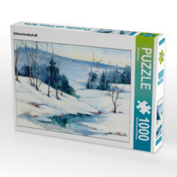 CALVENDO Puzzle Schneelandschaft 1000 Teile Lege-Größe 64 x 48 cm Foto-Puzzle Bild von Jitka Krause