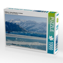 CALVENDO Puzzle Hubbard / Valerie Gletscher in Alaska | 1000 Teile Lege-Größe 64x48cm Foto-Puzzle für glückliche Stunden