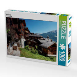 CALVENDO Puzzle Grimentz | 1000 Teile Lege-Größe 64x48cm Foto-Puzzle für glückliche Stunden