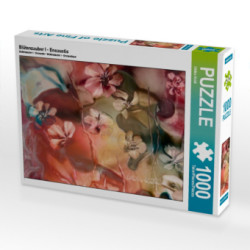 Blütenzauber I - Encaustic (Puzzle)