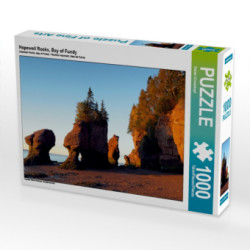 CALVENDO Puzzle Hopewell Rocks, Bay of Fundy | 1000 Teile Lege-Größe 64x48cm Foto-Puzzle für glückliche Stunden