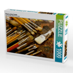 Pinsel auf der Palette (Puzzle)