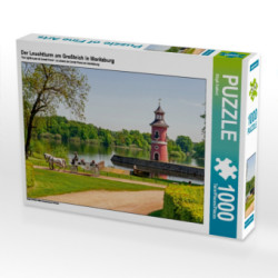 Der Leuchtturm am Großteich in Moritzburg (Puzzle)