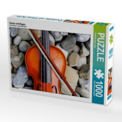 Violine mit Bogen (Puzzle)