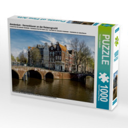 Amsterdam - Herrenhäuser an der Keizersgracht (Puzzle)