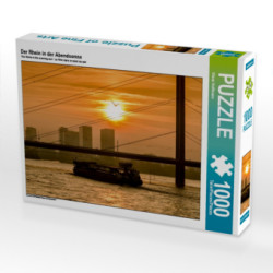 Der Rhein in der Abendsonne (Puzzle)