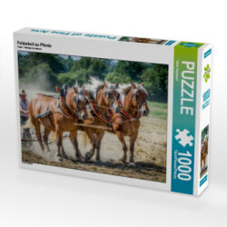Feldarbeit zu Pferde (Puzzle)