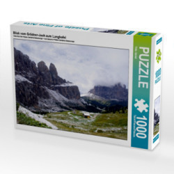 Blick vom Grödner-Joch zum Langkofel (Puzzle)