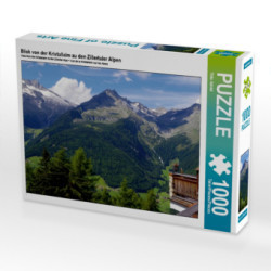 Blick von der Kristallalm zu den Zillertaler Alpen (Puzzle)