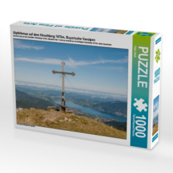 Gipfelkreuz auf dem Hirschberg 1670m, Bayerische Voralpen (Puzzle)