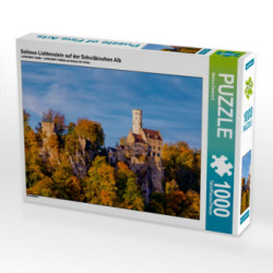 Schloss Lichtenstein auf der Schwäbischen Alb (Puzzle)
