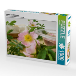 Badetee mit Wildrosen (Puzzle)