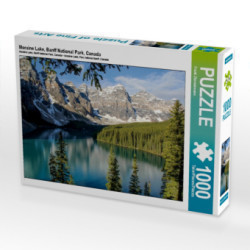 Moraine Lake, Banff National Park, Canada (Puzzle)