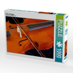 Cello mit Bogen (Puzzle)