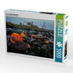 Lava und Kokospalmen (Puzzle)