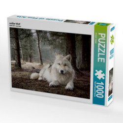 weißer Wolf (Puzzle)