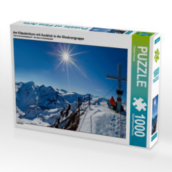 Am Kitzsteinhorn mit Ausblick in die Glocknergruppe (Puzzle)