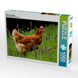 Huhn im Garten (Puzzle)