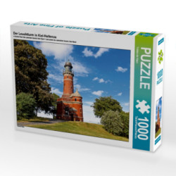 CALVENDO Puzzle Der Leuchtturm in Kiel-Holtenau | 1000 Teile Lege-Größe 64x48cm Foto-Puzzle für glückliche Stunden