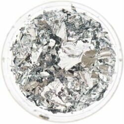 Blattmetall Flocken Silber, 0,3g