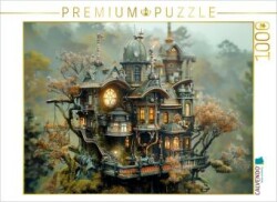 CALVENDO Puzzle Ein Motiv aus dem Kalender "Miniaturwelt Faszinierend winzige Häuser im Steampunk-Stil" | 1000 Teile Lege-Größe 64x48cm Foto-Puzzle für glückliche Stunden