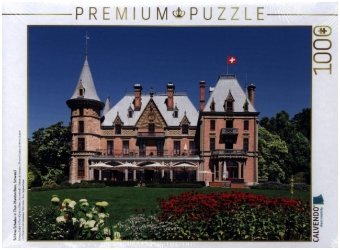 CALVENDO Puzzle Schloss Schadau in Thun (Kanton Bern, Schweiz) | 1000 Teile Lege-Größe 64x48cm Foto-Puzzle für glückliche Stunden