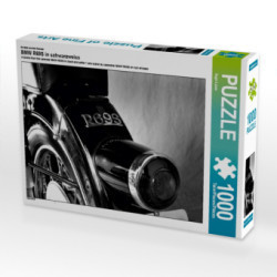 CALVENDO Puzzle BMW R69S in schwarzweiss 1000 Teile Lege-Größe 64 x 48 cm Foto-Puzzle Bild von Ingo Laue