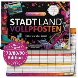 Denkriesen - Stadt Land Vollpfosten® 70/80/90 Edition - "Früher war alles besser." (Spiel)