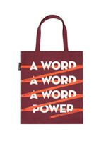 Taška A Word is Power tote bag