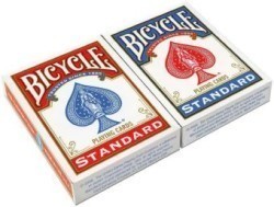 Bicycle Gold Standard 2-Pack Red & Blue