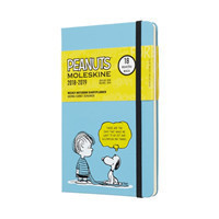 Moleskine Peanuts Limited Edition Notebook Blue Large Weekly 18-month Diary 2019