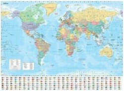 Collins World Wall Paper Map