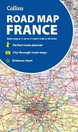Collins Road Map of France