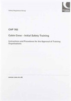 Cabin crew - initial safety training