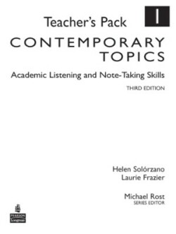 Contemporary Topics 1 Academic Listening and Note-Taking Skills, Teacher's Pack