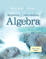 Beginning and Intermediate Algebra with Applications & Visualization MyMathLab Update with eText -- Access Card Package, m. 1 Beilage, m. 1 Online-Zugang