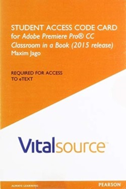 Access Code Card for Adobe Premier Pro CC Classroom in a Book 2015