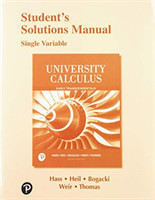 Student Solutions Manual for University Calculus