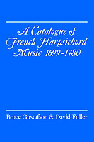 Catalogue of French Harpsichord Music 1699-1780