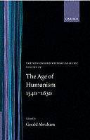 Age of Humanism 1540-1630