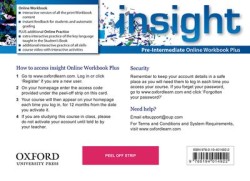 Insight Pre-intermediate Online Workbook & Online Practice (Access Code Card)
