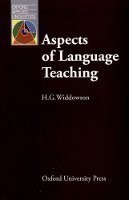 Oxford Applied Linguistics: Aspects of Language Teaching