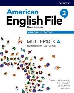 American English File Third Edition Level 2: Multipack A with Online Practice