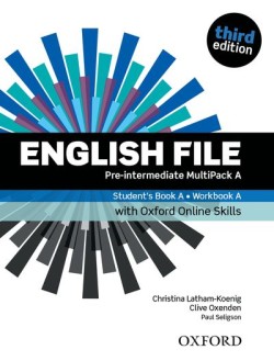 English File Third Edition Pre-intermediate Multipack A with Oxford Online Skills