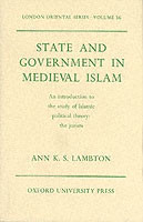 State and Government in Medieval Islam